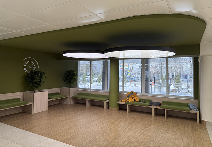 Светильники в Воронежском юридическом техникуме