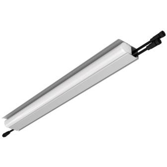 KEO PL-ARH-Линия М 1 пикс. RGBW DMX 10 600мм (Профиль, козырек, транзитное штепсельное подключение) 48V DC