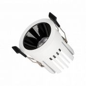 Светильник MS-SHADE-LUM-BUILT-R58-10W Warm3000 (WH-BK, 35 deg, 230V)