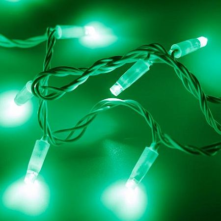 Светодиодная гирлянда ARD-STRING-CLASSIC-10000-WHITE-100LED-FLASH GREEN