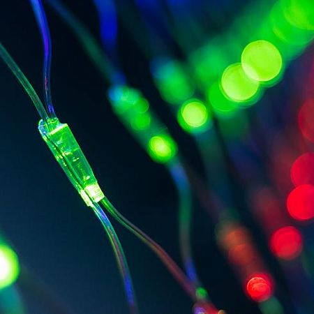 Светодиодная гирлянда ARD-NETLIGHT-CLASSIC-2000x1500-CLEAR-288LED RGB