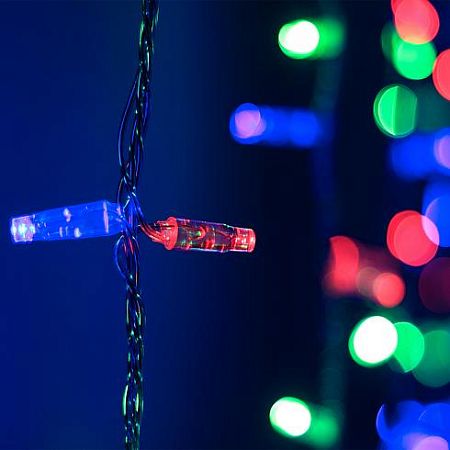 Светодиодная гирлянда ARD-CURTAIN-CLASSIC-2000x3000-CLEAR-756LED RGB