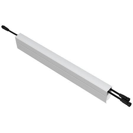 KEO PL-ARH-Линия М 4 пикс. RGBW DMX 9 500мм (Профиль, козырек, транзитное штепсельное подключение) 24V DC