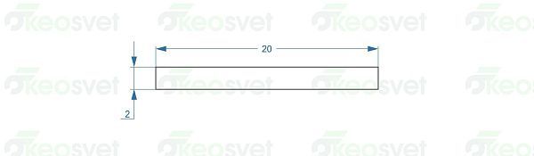 Профиль алюминиевый AL-2002