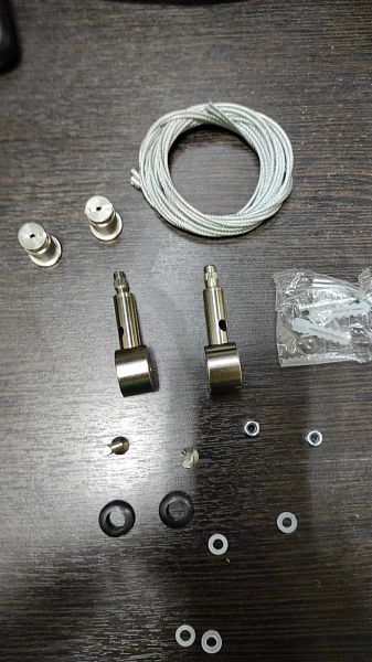 Поворотный тросовый подвес 2м (комплект)