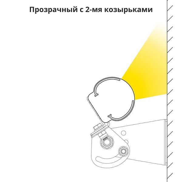 KEO PL Козырек 2 шт. 839мм (KEO PL-ARH-Линия)