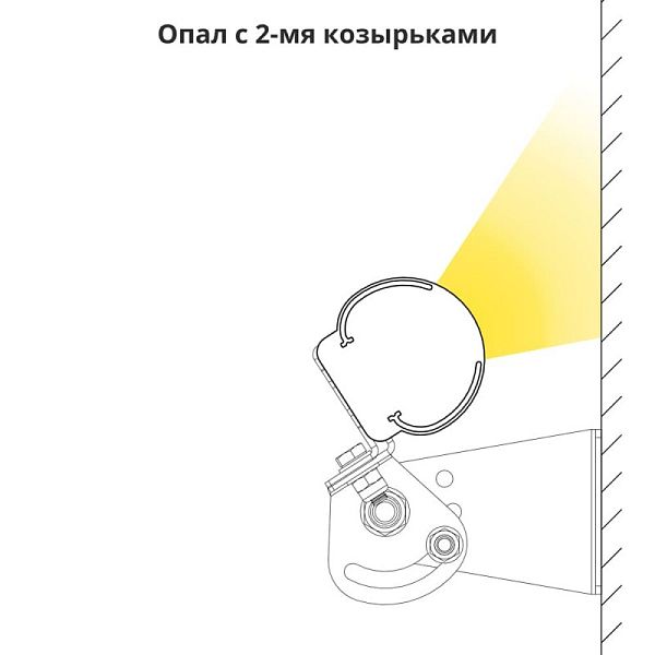 KEO PL Козырек 2 шт. 624мм (KEO PL-ARH-Линия)