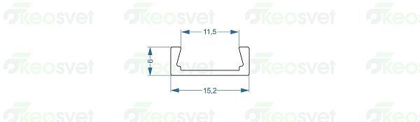 Профиль алюминиевый AL-1506