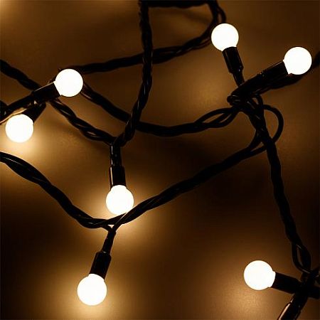Светодиодная гирлянда ARD-BALL-CLASSIC-D13-20000-BLACK-200LED