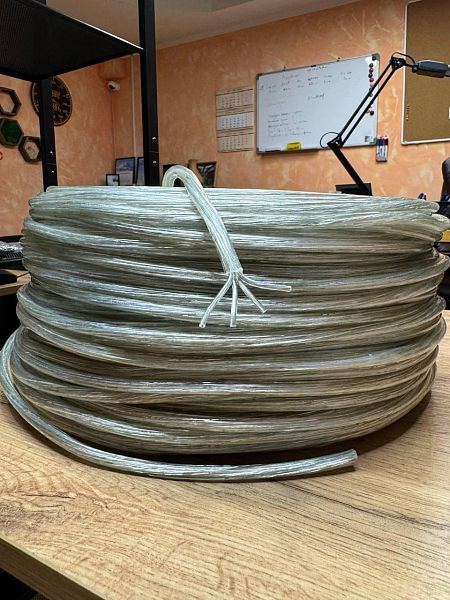 Провод ПВХ 4х0.5 круглый декоративный прозрачный