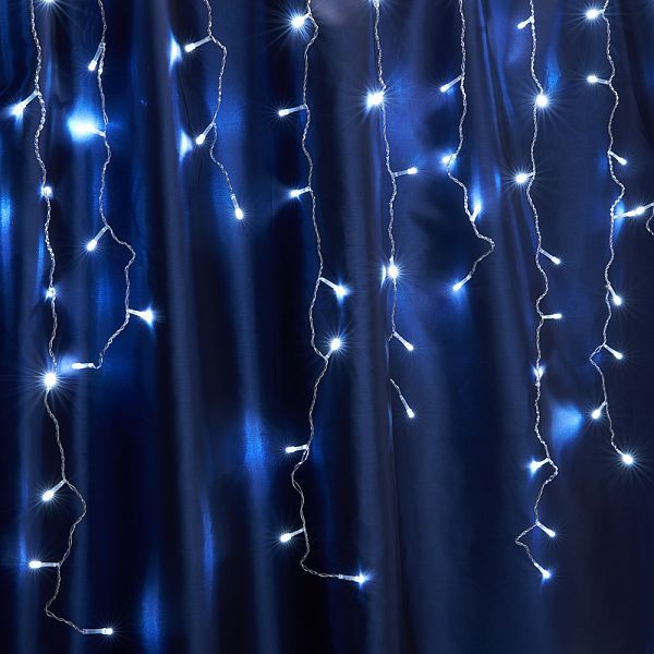 Светодиодная гирлянда CL22 бахрома, 4,5м*0,8м+ 3м