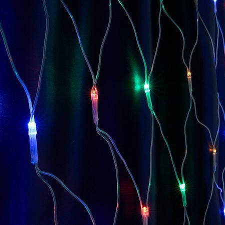 Светодиодная гирлянда CL31 сеть 3х2,7м + 3м 230V мультиколор