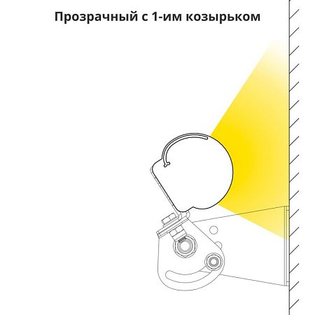 KEO PL Козырек 1 шт. 929мм (KEO PL-ARH-Линия)