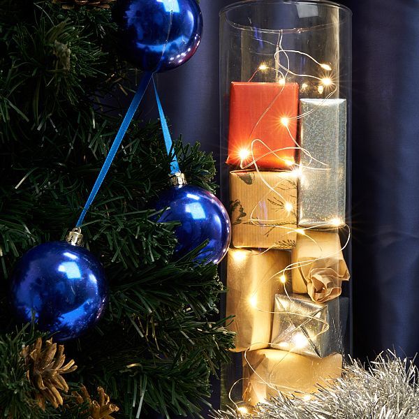 Светодиодная гирлянда CL575 Роса, статичная, 5м USB 2700K / 5000К