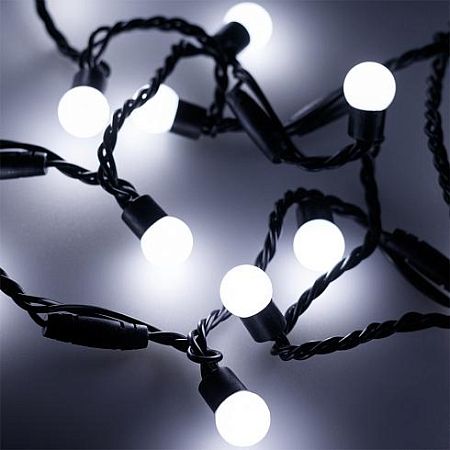 Светодиодная гирлянда ARD-BALL-CLASSIC-D17.5-20000-BLACK-200LED