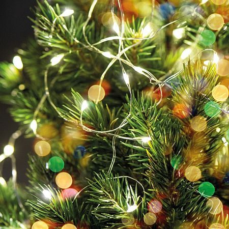 Светодиодная гирлянда CL575 Роса, статичная, 5м USB 2700K / 5000К