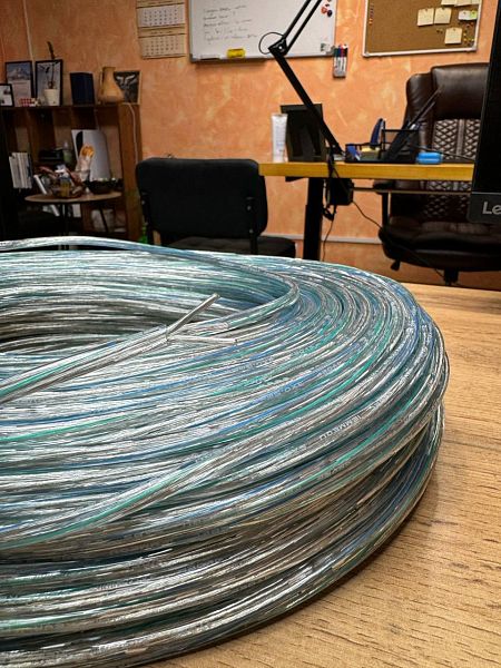 Провод ПВХ 3х0.5 круглый декоративный прозрачный