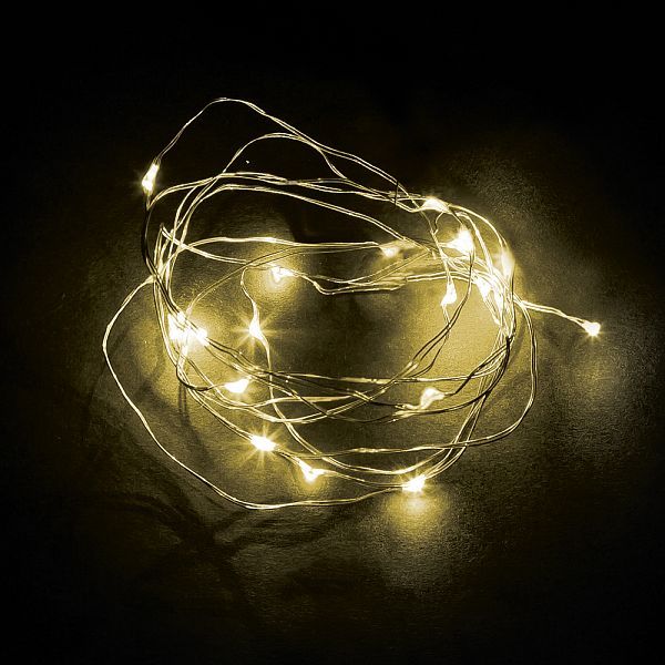 Светодиодная гирлянда CL575 Роса, статичная, 5м USB 2700K / 5000К