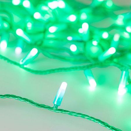 Светодиодная гирлянда ARD-STRING-CLASSIC-10000-GREEN-100LED-MILK-FLASH Green