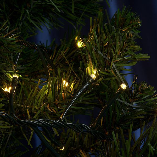 Светодиодная гирлянда CL09 линейная 10м + 2м 230V 2700K / 5000К