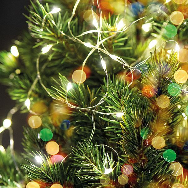 Светодиодная гирлянда CL576 Роса, статичная, 10м USB 2700K / 5000К