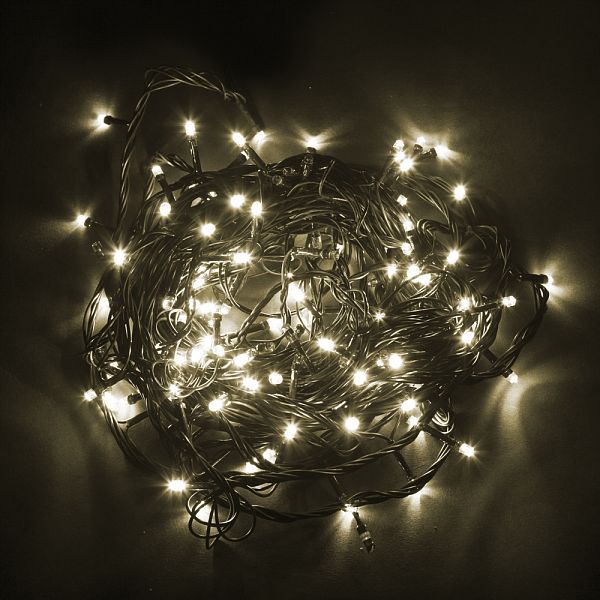 Светодиодная гирлянда CL06 линейная 20м + 3м 230V 3300K / 5000К