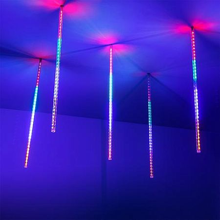 Светодиодная гирлянда ARD-ICEFALL-CLASSIC-D12-500-5PCS-CLEAR-72LED-LIVE RGB