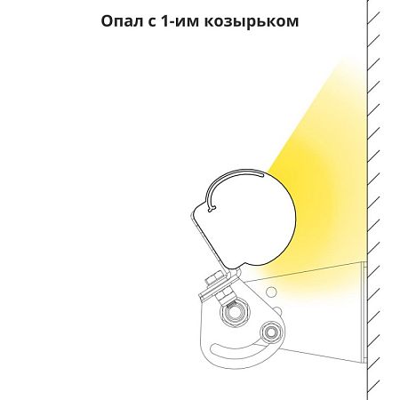 KEO PL Козырек 1 шт. 509мм (KEO PL-ARH-Линия)