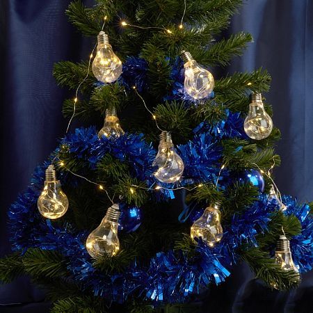 Светодиодная гирлянда CL580 фигурная 3м +0.5м 2700K / 5000К, с питанием от батареек